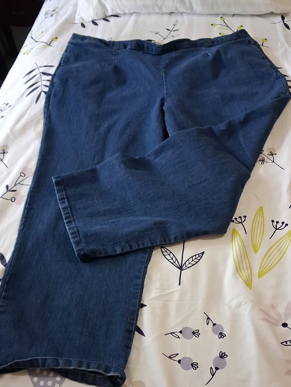 Alfred Dunner Women's Dark Indigo Denim Pants Sz 22